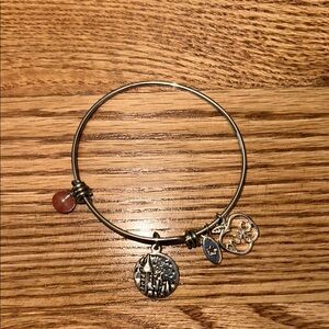 Silver Charm Bangle Bracelet